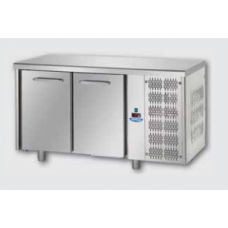 Masă frigorifică, din otel inoxidabil, cu 2 uși GN 1/1, Tecnodom TF02EKOGN
