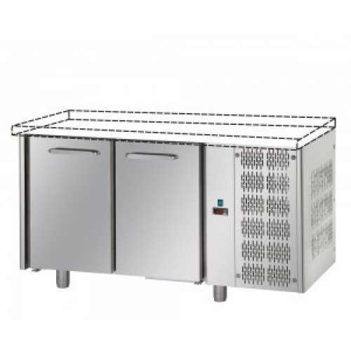 2 doors Stainless Steel GN 1/1 Refrigerated Counter without working top , Tecnodom TF02EKOSP