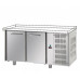 Masă frigorifică, din otel inoxidabil, cu 2 uși GN 1/1, fără suprafață de lucru ,Tecnodom TF02EKOSP
