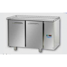 2 doors Stainless Steel GN 1/1 Refrigerated Counter without working top,designed for Normal Temperature remote сondensing unit  , Tecnodom TF02EKOSGSP