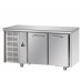 Masă frigorifică, din otel inoxidabil, cu 2 uși GN 1/1, cu unitate pe partea stanga,Tecnodom TF02EKOGNSX