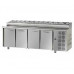 4 doors Stainless Steel GN 1/1 Refrigerated Snack Counter, Tecnodom TF04EKOGNSK
