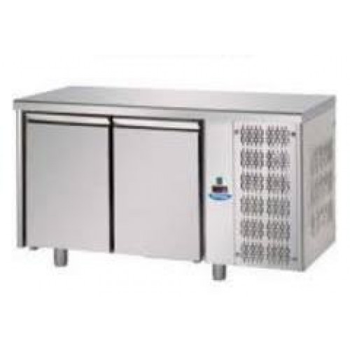 Masă frigorifică, din otel inoxidabil, MID GN 1/1, cu 2 uși, Tecnodom TF02MIDGN