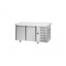 2 doors Stainless Steel GN 1/1 Refrigerated Counter without working top, Tecnodom TF02MIDSP