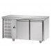 2 doors Stainless Steel GN 1/1 Refrigerated Counter with unit on the left side, Tecnodom TF02MIDGNSX