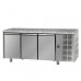 3 doors Stainless Steel GN 1/1 Refrigerated Counter with Granite working top, Tecnodom TF03MIDGNGRA