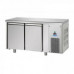 2 doors Low Temperature Stainless Steel GN 1/1 Refrigerated Counter , Tecnodom TF02MIDBT