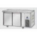 Masă frigorifică, din otel inoxidabil, MID GN 1/1, cu 2 uși ,fără suprafață de lucru ,cu temperatură joasă, Tecnodom TF02MIDBTSP