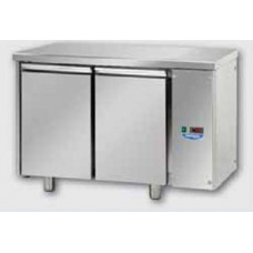 2 doors Stainless Steel GN 1/1 Refrigerated Counter designed for Low Temperature remote condensing unit, Tecnodom TF02MIDBTSG