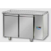 Masă frigorifică, din otel inoxidabil, MID GN 1/1, cu 2 uși, fără suprafață de lucru,  conceput pentru unitatea de condensare de la distanță, cu temperatură joasă, Tecnodom TF02MIDBTSGSP