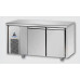 2 doors Low Temperature Stainless Steel GN 1/1 Refrigerated Counter with unit on the left side, Tecnodom TF02MIDBTSX