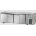 4 doors Low Temperature Stainless Steel GN 1/1 Refrigerated Counter without working top, Tecnodom TF04MIDBTSP