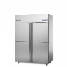 Dulap frigorific Master GN2/1, cu unitate integrată , cu 4 uși ,1400 l, temp. -2°+8°C, Coldline A140/4M