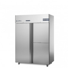 Refrigerated cabinet Master Fish Combi GN2/1, with integrated unit, 3 doors, 1400 l, temp -2°+8°C/-6°+4°C/-18°-22°C, Coldline A140/3MPB