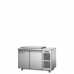 Masă frigorifică Saladetta pentru legume, GN1/1, cu unitate integrată , cu 2 uși, cu suprafață de lucru , temp.-2°+8°C, Coldline TP13/1MD