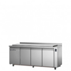 Холодильный стол Саладетта, GN1/1, c 4 дверьми, c столешницей и бортиком, с выносным агрегатом, темп. -2°+8°C, Coldline TA21/1MDR