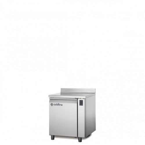 Холодильный стол кондитерский, EN60×40, c 1 дверью, c столешницей и бортом, с выносным агрегатом, темп. -2°+8°C, Coldline TA09/1MJR