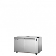 Masă frigorifică de patiserie, EN60×40, cu unitate de la distanță, cu 2 uși,fără suprafață de lucru , temp.-2°+8°C, Coldline TS13/1MJR
