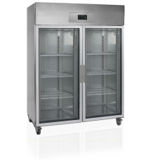 Холодильный шкаф GN2/1 со стеклом, 1410 л, Tefcold RK1420G