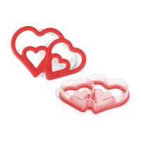 Formă , ACC077 Double heart, 70.100.03.0060 Silikomart