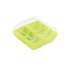 Plastic box for Makarons 6 pcs. , Macadò 6 Pcs Fluo Green, 72.352.19.0000, Silicomart