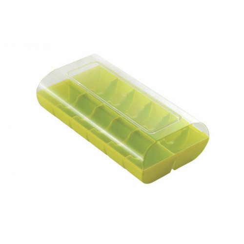 Plastic box for Makarons 12 pcs. , Macadò 12 Pcs Fluo Green, 72.352.62.0000, Silicomart