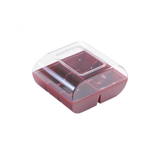 Ambalaj plastic pentru Makarons 6 buc., Macadò 6 Pcs Ruby Red ,72.351.31.0000, Silicomart