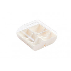Ambalaj plastic pentru Makarons 6 buc., Macadò 6 Pcs White, 72.351.83.0000, Silicomart