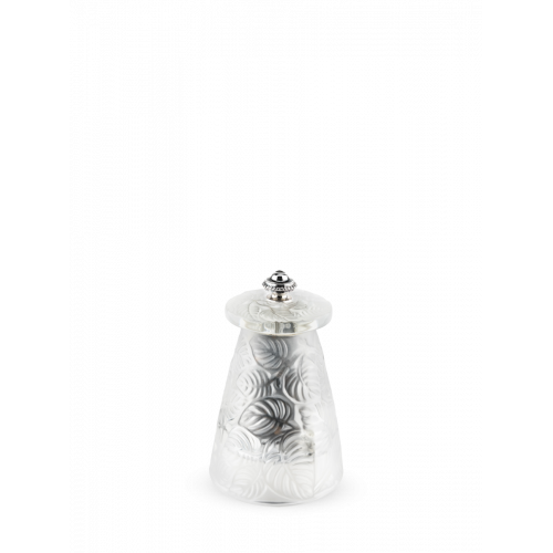 Manual pepper mill, crystal, Lalique 9 cm, 32272, Peugeot