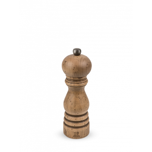 Ручная мельница для соли, из древесины бука с античной отделкой, 18 см, Paris Antique, 30964, Peugeot