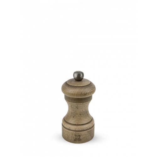 Manual pepper mill, from aged wood, 10 cm, Bistro Antique, 30933, Peugeot