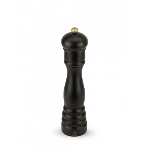 Manual pepper mill, black, made of wood, chocolate color, 27 cm, 24185, Auberge, Peugeot