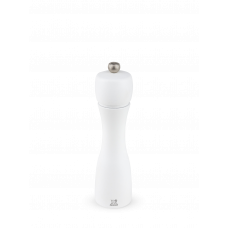Ручная мельница, для соли, из бука, с белой матовой поверхностью, 20 см, 24253, Tahiti white matte, Peugeot