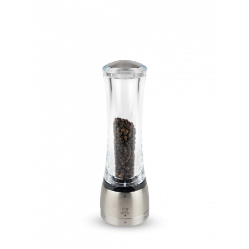 Manual pepper mill, u’Select, acrylic and stainless steel, 21 cm, 25441, Daman, Peugeot