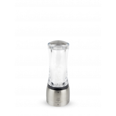 Manual salt mill, u’Select, acrylic and stainless steel, 16 см, 25434, Daman, Peugeot