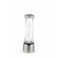 Râșniță manuală pentru sare, u’Select, din acril și oțel inoxidabil, 21 см, 25458, Daman, Peugeot