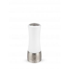 Manual salt mill, beechwood, stainless steel, white colour, 16 cm, 28848, Madras, Peugeot