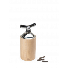 Pepper Mill for Long Peppers and Large Peppercorns, in Wood Natural 16 cm, 35396, Isen, Peugeot