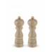 Duo of u’Select manual salt and pepper mills in natural wood, 18 cm, 2/23386 Duo, Paris, Peugeot