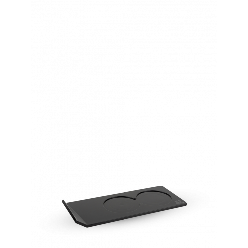 Tavă acrilică neagră, pentru două râșnițe,  L21 x 9 cm - 8 1/4” x 3 1/2” 27155, Alpha, Peugeot