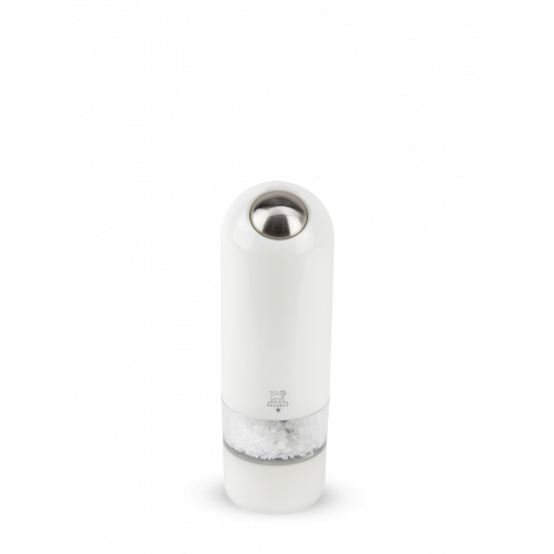 Электрическая мельница для соли из ABS, белого цвета,17 см, 27674, Alaska, Peugeot