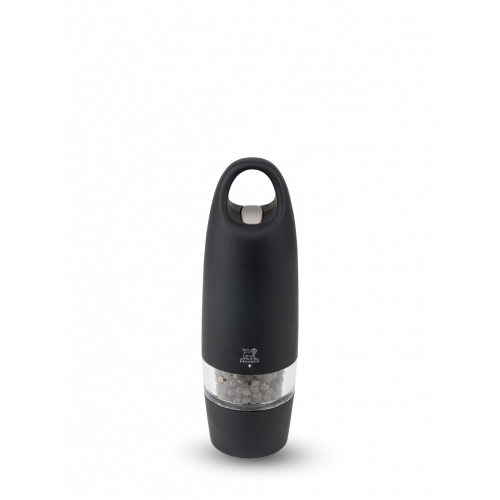 Electric pepper mill in ABS Soft touch black 18 cm, 25922, Zest, Peugeot