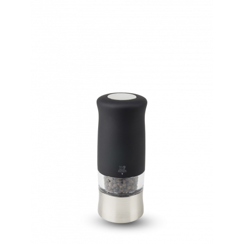 Electric pepper mill, soft touch black ABS, 14 cm, 22563, Zephir, Peugeot