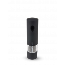 Râșniță electrică de sare în ABS Soft touch, neagră, 20 см, 24581, Onyx, Peugeot