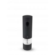 Râșniță electrică de sare în ABS Soft touch, neagră, 20 см, 24598, Onyx, Peugeot