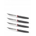 Set of 4 steak knives in Nitrox steel, 12 cm,  50054, Paris Classic, Peugeot