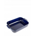 Formă dreptunghiulară de copt, din ceramică, albastră, 32 cm, 60077, Appolia, Peugeot