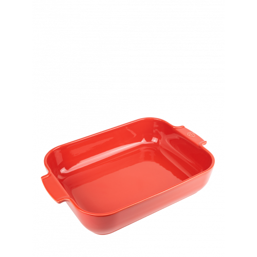 Rectangular baking dish, 40 cm, red, 60015, Appolia, Peugeot
