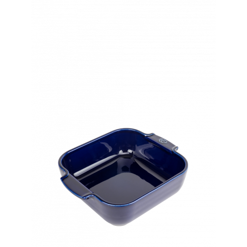 Formă pătrată de copt, din ceramică, culoarea albastră, 21 cm, 60237, Appolia, Peugeot