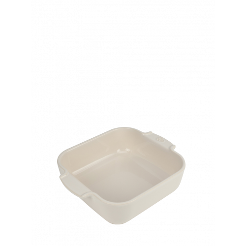 Square baking dish, 21 cm, ecru colour, 60206, Appolia, Peugeot
